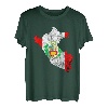 Peru Karte Umriss Peruanische Flagge Peruaner Peru Reise T-Shirt