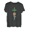 Flache Erde I Die Erde ist Flach Flatearther Distressed T-Shirt