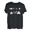 Meine Morgenroutine - Lustiges Morgenmuffel Schlafshirt T-Shirt