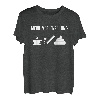 Meine Morgenroutine - Lustiges Morgenmuffel Schlafshirt T-Shirt