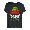 Herren Papa Elf Kostüm Familien Outfit Weihnachten Papa Pyjama Xmas T-Shirt