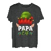 Herren Papa Elf Kostüm Familien Outfit Weihnachten Papa Pyjama Xmas T-Shirt
