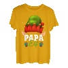 Herren Papa Elf Kostüm Familien Outfit Weihnachten Papa Pyjama Xmas T-Shirt