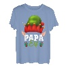 Herren Papa Elf Kostüm Familien Outfit Weihnachten Papa Pyjama Xmas T-Shirt
