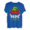 Herren Papa Elf Kostüm Familien Outfit Weihnachten Papa Pyjama Xmas T-Shirt