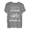 Herren Lustiges Papa Vater Papi Opa MTB Biker Mountainbike Geschenk T-Shirt