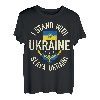 Unterstützen Sie die Ukraine Ich stehe mit dem Patrioten der ukrainischen Flagge T-Shirt