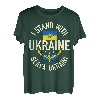Unterstützen Sie die Ukraine Ich stehe mit dem Patrioten der ukrainischen Flagge T-Shirt