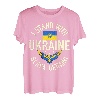Unterstützen Sie die Ukraine Ich stehe mit dem Patrioten der ukrainischen Flagge T-Shirt