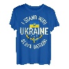 Unterstützen Sie die Ukraine Ich stehe mit dem Patrioten der ukrainischen Flagge T-Shirt