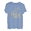 Spruch - Nur Tote Fische Schwimmen Mit Dem Strom - Fische T-Shirt