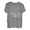 Spruch - Nur Tote Fische Schwimmen Mit Dem Strom - Fische T-Shirt