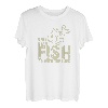 Spruch - Nur Tote Fische Schwimmen Mit Dem Strom - Fische T-Shirt