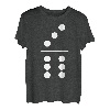 Fasching & Karneval - 3/6 Domino Stein Kostüm T-Shirt