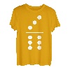 Fasching & Karneval - 3/6 Domino Stein Kostüm T-Shirt
