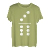 Fasching & Karneval - 3/6 Domino Stein Kostüm T-Shirt