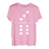 Fasching & Karneval - 3/6 Domino Stein Kostüm T-Shirt