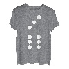 Fasching & Karneval - 3/6 Domino Stein Kostüm T-Shirt