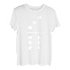 Fasching & Karneval - 3/6 Domino Stein Kostüm T-Shirt