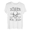 Herren Böser Alter Mann Totenkopf Spruch Herren T-Shirt