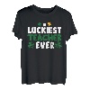 Luckiest Teacher Ever Kleeblatt St.Patrick's Day Lehrer T-Shirt