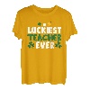 Luckiest Teacher Ever Kleeblatt St.Patrick's Day Lehrer T-Shirt