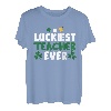 Luckiest Teacher Ever Kleeblatt St.Patrick's Day Lehrer T-Shirt