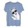 Winkendes Alpaka Comic Lama in weiß mit witzige Sonnenbrille T-Shirt