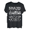 Herren Bonus Papa Stiefvater Leben Besser Gemacht Adoption Vatertag T-Shirt