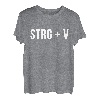 Kinder Vater Sohn Partnerlook Copy Paste Strg+V Partneroutfit T-Shirt