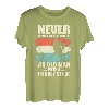 Herren Unterschätze niemals einen alten Mann Ice hockey T-Shirt