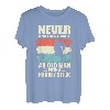 Herren Unterschätze niemals einen alten Mann Ice hockey T-Shirt