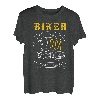 Herren BIKER OPA Motorrad Rentner Ruhestand Rente Geschenk Vintage T-Shirt