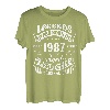 Legend Were Born In 1987 Perfectly Birthday Frauen Männer Geschenk T-Shirt