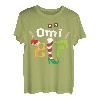 Omi Elf Family Christmas Omi Weihnachtself Weihnachten T-Shirt