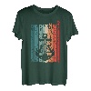 Papitän Kapitän Vater 2 Kinder Zwillinge zweifacher Papa T-Shirt
