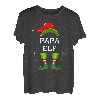 Papa Elf shirt Familien Weihnachten Geschenk für Vater T-Shirt