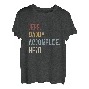 Herren Jere Daddy Accomplice Hero Retro Style Vintage T-Shirt
