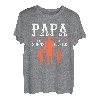 Herren Papa Held Sohn Liebe Tochter Familie Zwillinge Geschwister T-Shirt