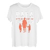 Herren Papa Held Sohn Liebe Tochter Familie Zwillinge Geschwister T-Shirt