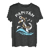 Herren Papitän - Papa Kapitän Vater Anker Papi Seefahrer Vatertag T-Shirt