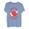 Kranich Rote Sonne Storch Tier Japan Origami Vogel Japanisch T-Shirt