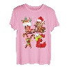 Love Monkey Weihnachtsbeleuchtung, LED, lustige Weihnachtsmannmütze, Weihnachten T-Shirt