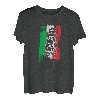 Schiefer Turm von Pisa Motiv Italien Flagge Bella Italia T-Shirt
