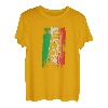 Schiefer Turm von Pisa Motiv Italien Flagge Bella Italia T-Shirt