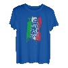 Schiefer Turm von Pisa Motiv Italien Flagge Bella Italia T-Shirt