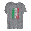 Schiefer Turm von Pisa Motiv Italien Flagge Bella Italia T-Shirt