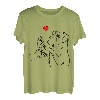 Boxer Hunde Liebe Frauchen Herrchen Damen T-Shirt