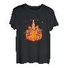 Halloween Einhorn Kürbis - Süß Geister Gruselig Pony Mädchen T-Shirt