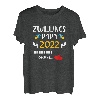 Herren Papa Loading 2022 Zwillingspapa Schwangerschaft Zwillinge T-Shirt